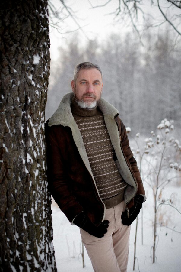 Brown Patterned Sweater